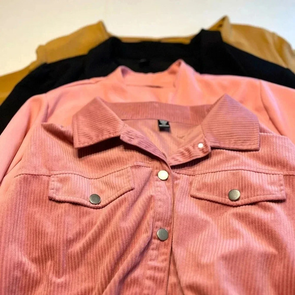 SHEIN Jackets & Blazers - SHEIN Women 4 Jackets size 1XL used 3 business and 1 short corduroy.